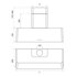 Ilve AG120 Cappa Aspirante a Parete Grafite 890 m³/h A