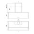 Ilve AG60 Cappa Aspirante a Parete 890 m³/h A Blu