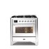 Ilve Majestic 90 Cucina freestanding Elettrico Gas Stainless steel A+