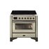 Ilve MI096NE3/AWB cucina Cucina freestanding Elettrico Piano cottura a induzione Bianco A+