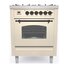Ilve P07NE3/AWB cucina Cucina freestanding Elettrico Gas Bianco A+