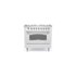 Ilve P096NE3/WHC cucina Cucina freestanding Elettrico Gas Bianco A+