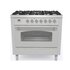 Ilve P09PNE3/SSC cucina Cucina freestanding Elettrico Gas Stainless steel A+