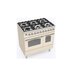 Ilve PD096NE3/AWC cucina Cucina freestanding Elettrico Gas Bianco A+
