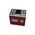 Ilve PD09INE3/BUB cucina Cucina freestanding Elettrico Combi Borgogna A+