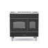 Ilve PD09PNE3/MGB cucina Cucina freestanding Elettrico Gas Grafite A+