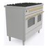 Ilve PD106NE3/SSG cucina Cucina freestanding A+ Elettrico Gas Grafite