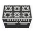 Ilve PD106WE3/MG cucina Cucina freestanding A+ Elettrico Gas Grafite