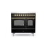 Ilve PDI096NE3/BKG cucina Cucina freestanding Elettrico Piano cottura a induzione Nero A+
