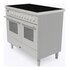 Ilve PDI106WE3/SS cucina Cucina freestanding A+ Elettrico Gas Grafite
