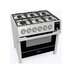 Ilve PM096DS3/SS cucina Cucina freestanding Elettrico Gas Stainless steel A+