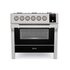 Ilve PM096DS3/SS cucina Cucina freestanding Elettrico Gas Stainless steel A+