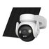 Imou AOV PT 4G 5MP - Telecamera da esterno 4G e Wifi Motorizzata con pannello solare. Tecnologia AOV per registrazione 24/7 . Incluse Sim Dati 4G ed SD da 32Gb