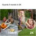 Imou Cell GO Full Color 2K (3MP) Telecamera Wi-Fi Esterno/Interno Batteria Senza Fili, ilevamento PIR/Umano, Visione Notturna a Colori, Audio Bidirezionale con Voce Personalizzata, IP65