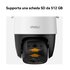 Imou Cruiser SC 4G 2K (3MP) - Telecamera 4G da esterno Motorizzata 360° - Visione Notturna a Colori, IP66, Tracciamento Intelligente, Rilevamento Umano, Deterrenza attiva (Faretto, Luci Blue e Rosse e Sirena, Audio Bidirezionale