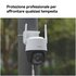 Imou Cruiser SC 4G 2K (3MP) - Telecamera 4G da esterno Motorizzata 360° - Visione Notturna a Colori, IP66, Tracciamento Intelligente, Rilevamento Umano, Deterrenza attiva (Faretto, Luci Blue e Rosse e Sirena, Audio Bidirezionale