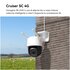 Imou Cruiser SC 4G 2K (3MP) - Telecamera 4G da esterno Motorizzata 360° - Visione Notturna a Colori, IP66, Tracciamento Intelligente, Rilevamento Umano, Deterrenza attiva (Faretto, Luci Blue e Rosse e Sirena, Audio Bidirezionale