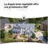 Imou Crusier DUAL 6MP (3MP+3MP) Telecamera Wi-Fi Esterno Doppio Obiettivo, 360°PTZ Videocamera Sorveglianza Esterno con Visione Notturna a Colori, Rilevamento Umano/Veicoli, IP66, Tracciamento Intelligente, 2,4ghz
