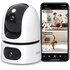 Imou Ranger DUAL 6MP (3MP+3MP) Telecamera WiFi Interno con Doppia Lente, 360°PTZ Telecamera da Interno, Rilevamento Umano, Tracciamento Intelligente, Visione Notturna a Colori, Modalità Privata 2,4ghz