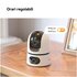 Imou Ranger DUAL 6MP (3MP+3MP) Telecamera WiFi Interno con Doppia Lente, 360°PTZ Telecamera da Interno, Rilevamento Umano, Tracciamento Intelligente, Visione Notturna a Colori, Modalità Privata 2,4ghz
