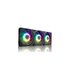 In Win Mercury AM120S Case per computer Ventilatore 12 cm Nero, Bianco 3 pz