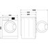 INDESIT BWE 101486X WS IT lavatrice Caricamento frontale 10 kg 1400 Giri/min Bianco