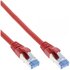 InLine 4043718088843 cavo di rete Rosso 5 m Cat6a S/FTP (S-STP)