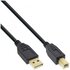 InLine 4043718125074 cavo USB 10 m USB 2.0 USB A USB B Nero