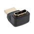 InLine Adattatore HDMI Typ A M/F, angolato 90° verso alto, dorato, 4K2K Compat.