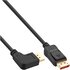 InLine Cavo DisplayPort 1.4 8K4K angolato a sinistra 3m