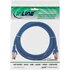 InLine Cavo patch Lan, S/FTP (PiMf), Cat.6, 250 MHz, PVC, CU, blu, 0,5m