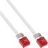 InLine Cavo patch Lan Slim, U/UTP, Cat.6, bianco, 1m