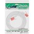 InLine Cavo patch Lan Slim, U/UTP, Cat.6, bianco, 1m