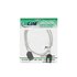 InLine Cavo SATA III 6Gb/s, rotondo, trasparente, chiusura a scatto, 0,5m