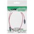 InLine Cavo SATA III (6Gb/s), SATA a SATA, 0,3m, rosso, chiusura a scatto