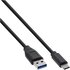 InLine Cavo USB 3.2 Gen.1x2 C maschio / A maschio, nero 1,5m