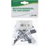 InLine Ferma cavi adesivi regolabili 94mm, con foro di fissaggio, nero, 10pz