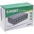 InLine switch di rete Gigabit a 5 porte, 1Gb/s, desktop, metallo, senza ventola
