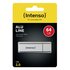 Intenso Alu Line 64GB USB 2.0 Tipo-A Argento