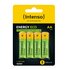 Intenso HR6 NiMH Energy Eco 2100mAh 4er Blister - Mignon (AA) - 2.100 mAh Batteria ricaricabile Stilo AA Nichel-Metallo Idruro (NiMH)