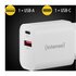 Intenso POWER ADAPTER USB-A/USB-C/7803012 Universale Bianco AC Ricarica rapida Interno