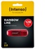 Intenso RainbowUSB 128 GB USB A 2.0 Rosso, Trasparente