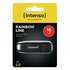 Intenso USB Drive 2.0 16GB Rainbow Line, Black