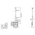ITB A soffitto 400x400 telescopica fino a 46