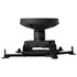 ITB Chief KITMD003 Supporto per proiettore Soffitto Nero, Argento, Bianco