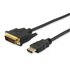 ITB Equip 119322 cavo e adattatore video 2 m HDMI DVI-D Nero