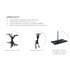 ITB ER038352 supporto da tavolo per Tv a schermo piatto 190,5 cm (75