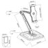 ITB InLine Supporto universale per tablet 4,7 