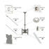 ITB MB2494 supporto a soffitto 75