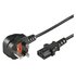 ITB Microconnect PE090420 cavo di alimentazione Nero 2 m BS 1363 Accoppiatore C13